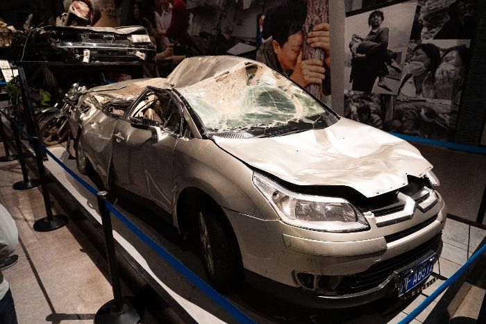 圖片合集 長安大學赴四川綿陽涼山“同心共筑中國夢·民族團結(jié)潤千村”暑期社會實踐隊前往汶川地震遺址開展調(diào)研