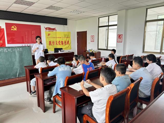 劉墩村暑托班：紅色教育啟智，趣味拓展添彩，青春力量護航成長