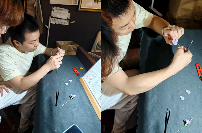 滁州學(xué)院學(xué)子探秘南京絨花：非遺傳承里的青春實踐