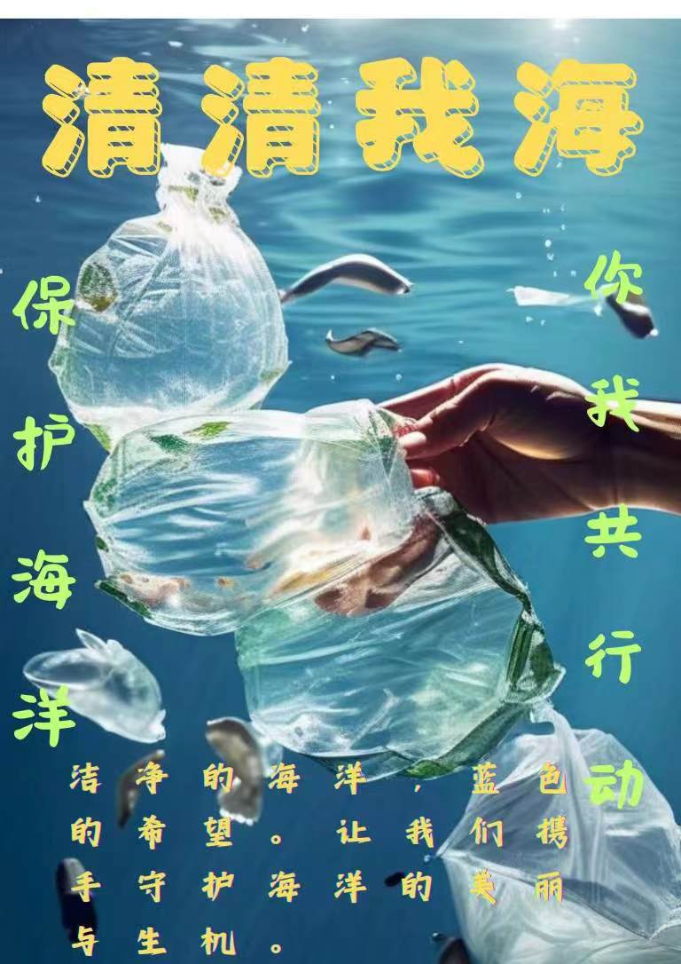 實(shí)踐隊(duì)制作的海報(bào)正面