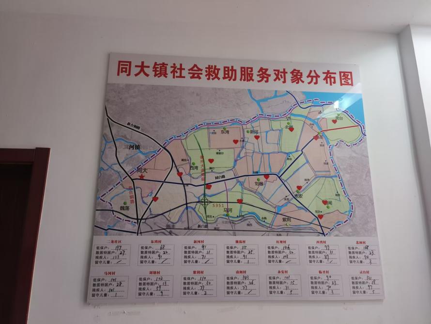 童心相伴，夕陽同輝--巢湖學(xué)院數(shù)學(xué)與大數(shù)據(jù)學(xué)院赴同大鎮(zhèn)“一老一小”教育關(guān)愛服務(wù)團(tuán)前往廬江縣同大鎮(zhèn)社會工作服務(wù)中心參與繪制社區(qū)便民通訊錄