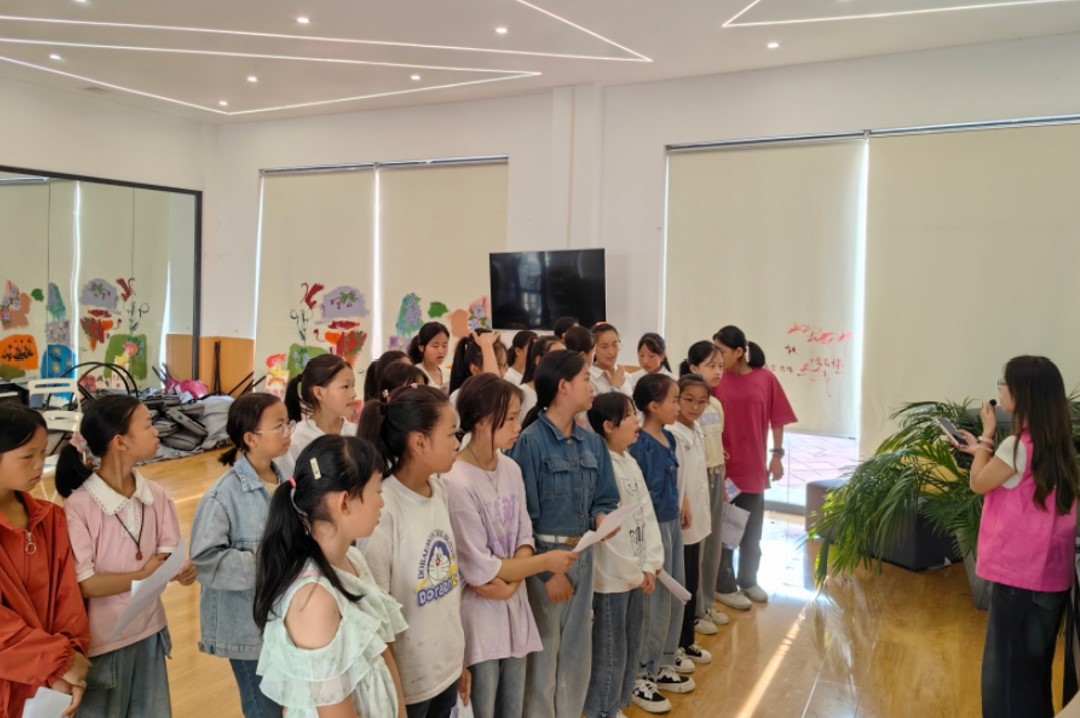 山東大學(xué)“助力黔行”志愿服務(wù)隊開展結(jié)營儀式彩排活動