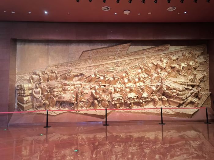 中國礦業(yè)大學(xué)暑假實(shí)踐一團(tuán)隊(duì)參觀淮海戰(zhàn)役紀(jì)念館