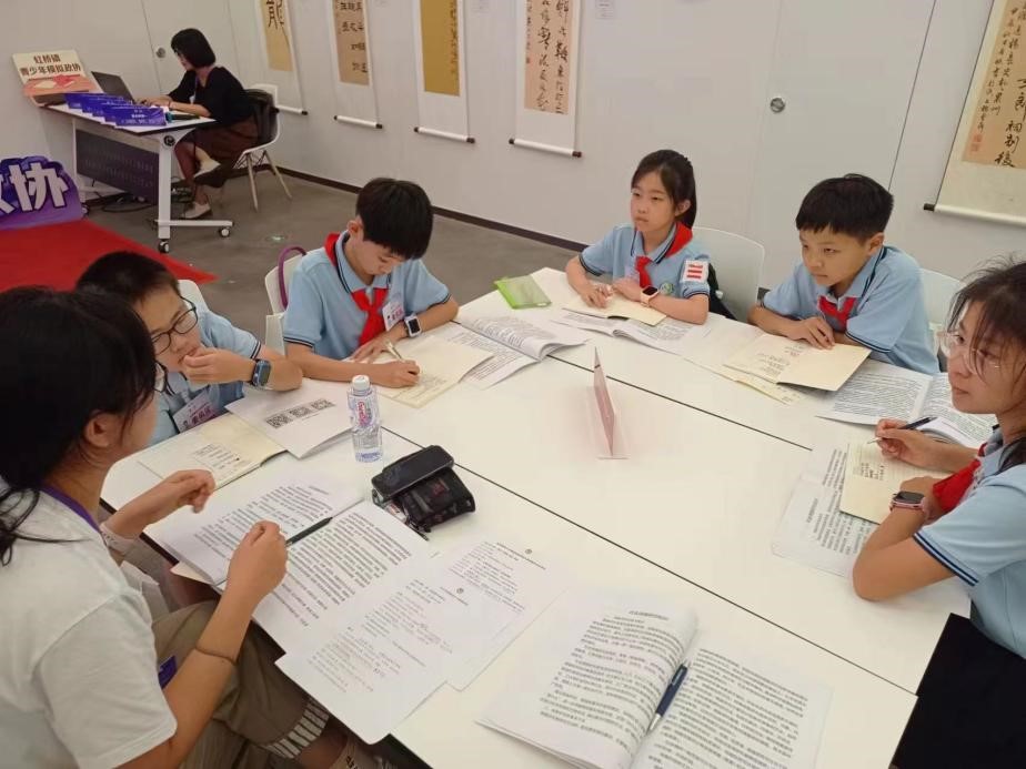 蘇州大學(xué)“哲學(xué)+”實(shí)踐團(tuán)參與上海市閔行區(qū)虹橋鎮(zhèn)青少年模擬政協(xié)活動