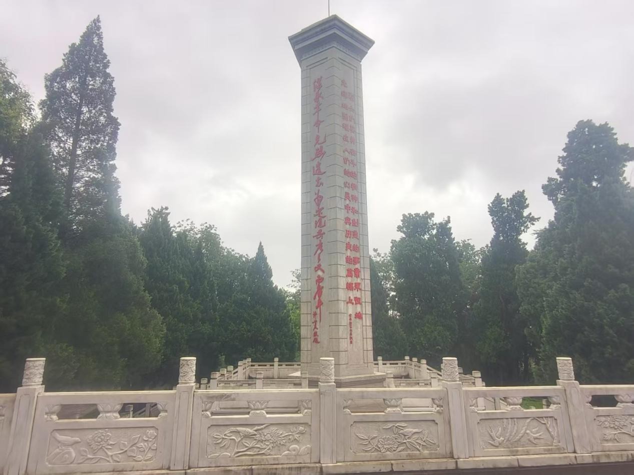 赴信陽(yáng)開(kāi)展“雨落陵園緬英魂 赤心永續(xù)踐擔(dān)當(dāng)”實(shí)踐活動(dòng)