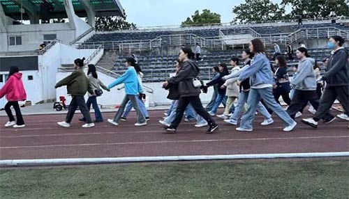 石工院校運(yùn)會(huì)方陣訓(xùn)練紀(jì)實(shí)